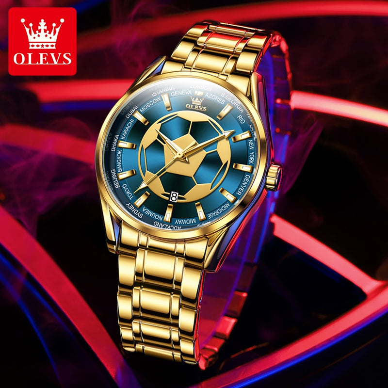 Olevs Men's Watch Limited Edition World Cup 2022 Original