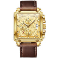 Olevs Luxury Original Square Men's Watch