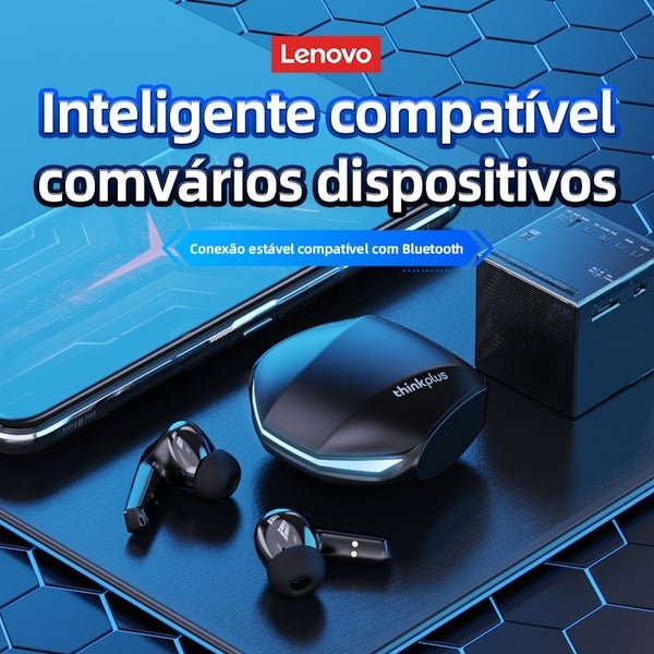 Fone Bluetooth Gamer Lenovo® GM2 Pro Original