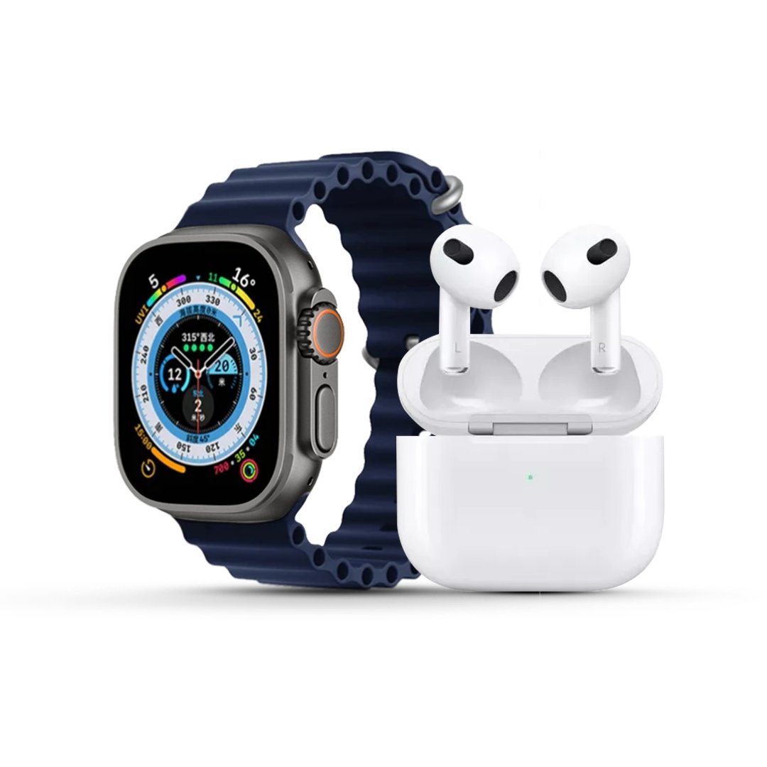 Combo AirTec 3 + Smartwatch The Ultra Compre 1 e Leve 2