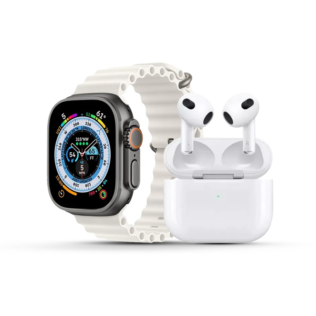 Combo AirTec 3 + Smartwatch The Ultra Compre 1 e Leve 2