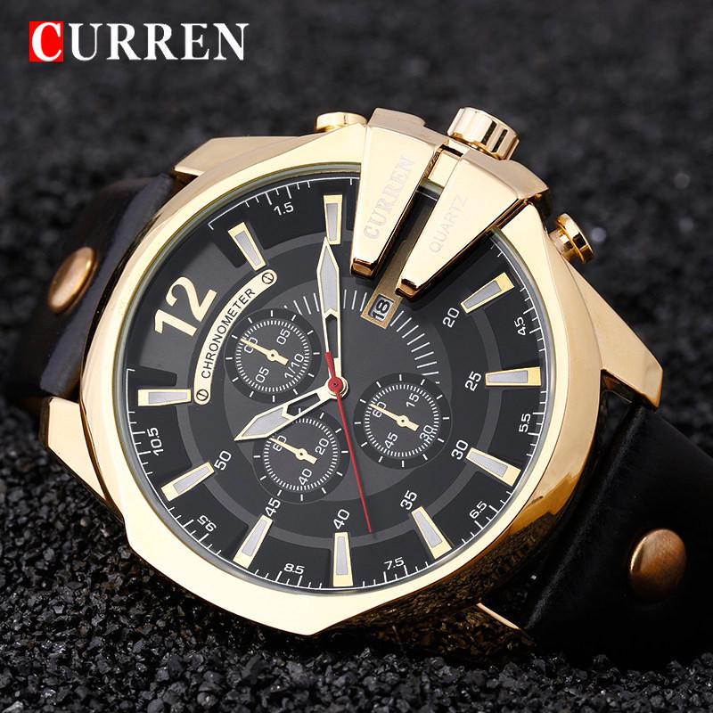 Relógio Curren Chronometer Elegance 8176 Original