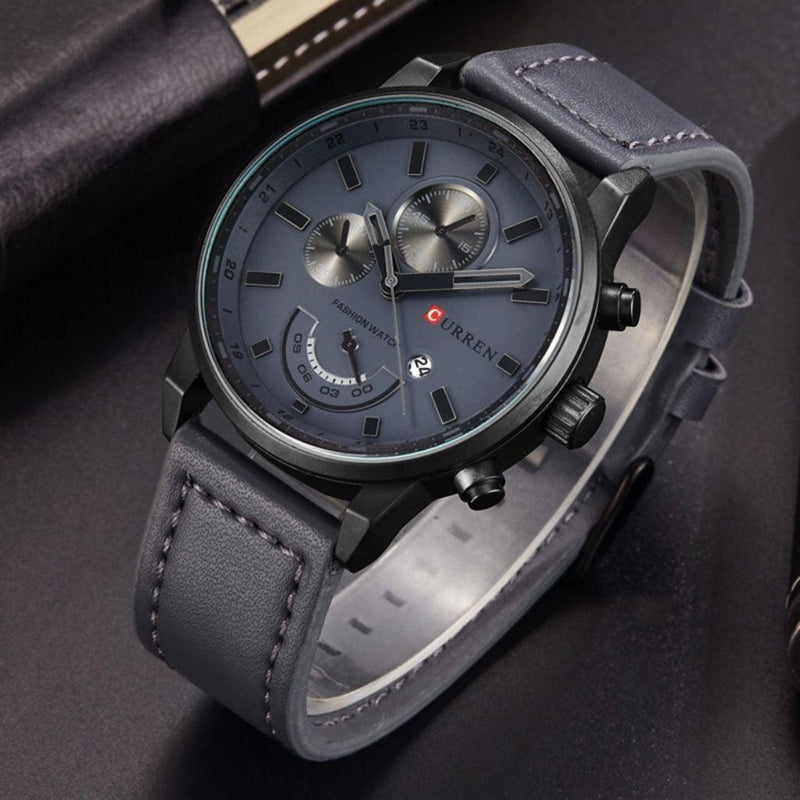 Curren Sport Leather Watch