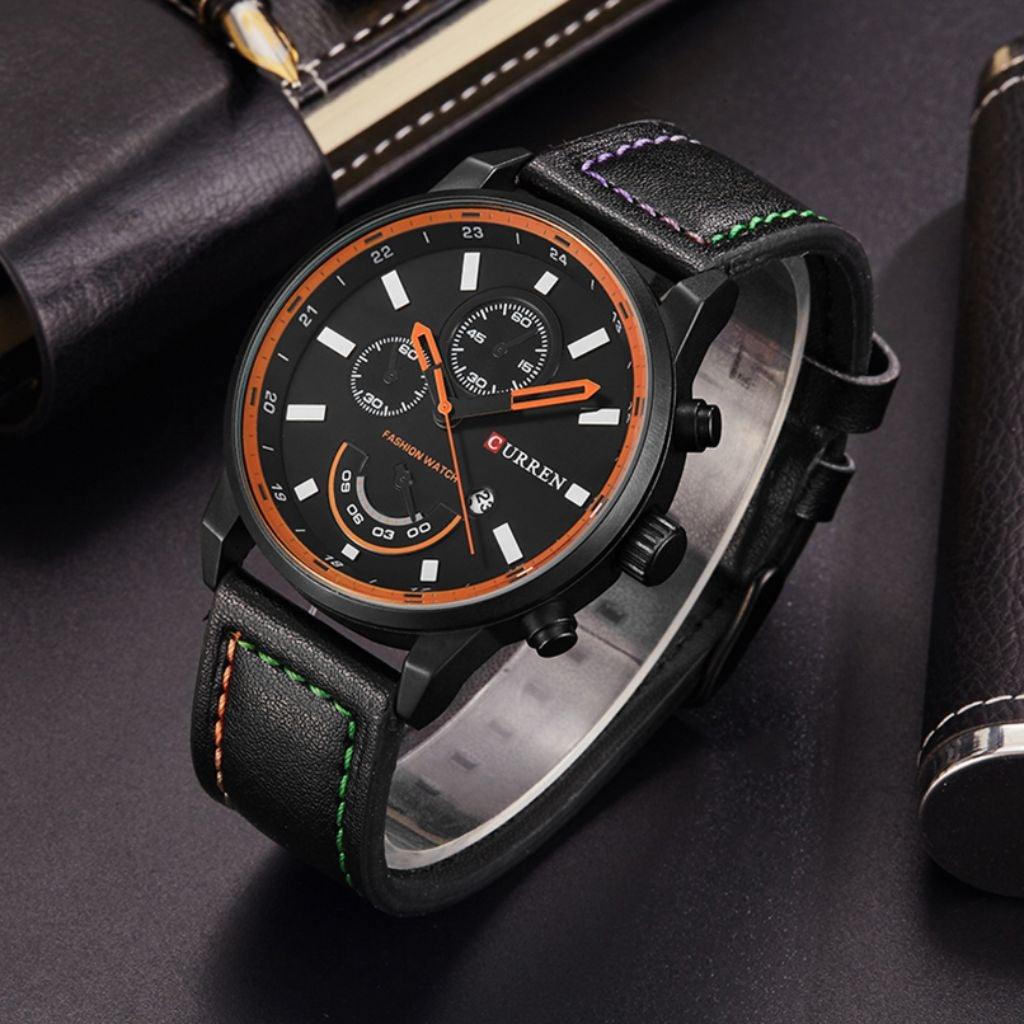 Curren Sport Leather Watch