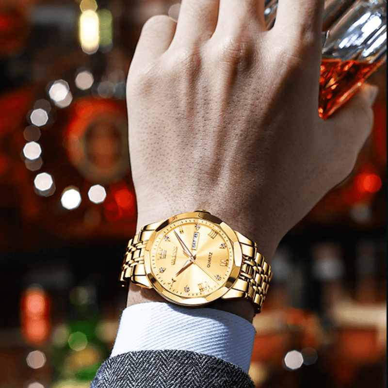Olevs Diamond Men's Watch